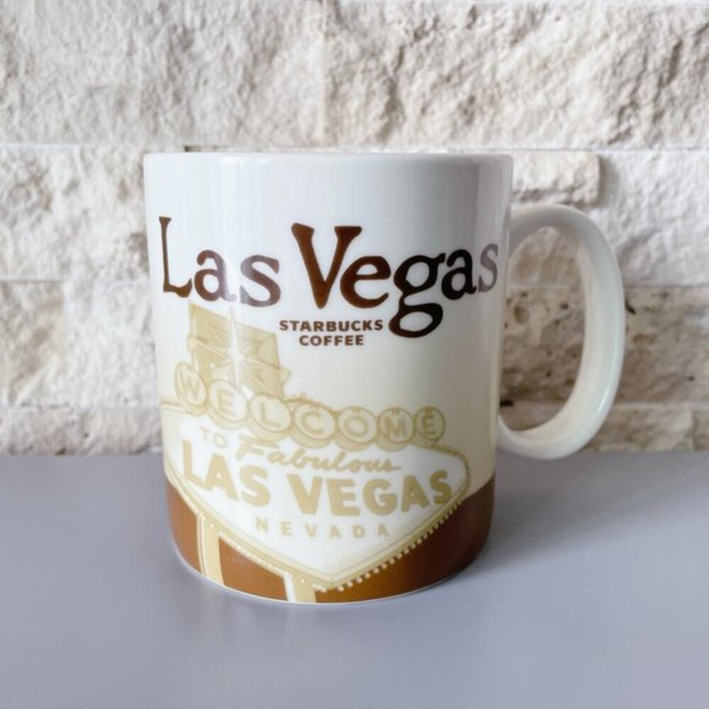 Starbucks Mug Las Vegas Collector Series 16oz City Global Icon DISCONTINUED